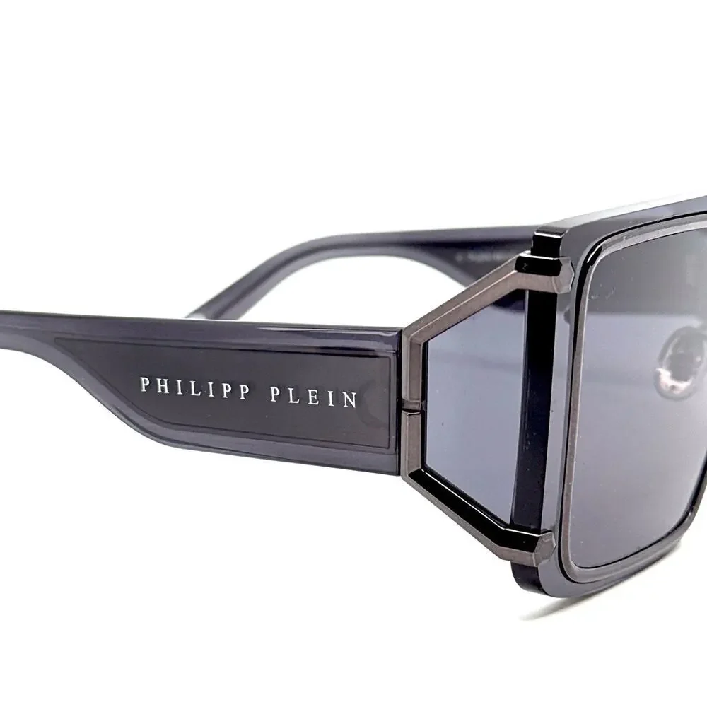 New! PHILIPP PLEIN Sunglasses PLEIN REVOLUTION SPP096 Col.0I86, Authentic